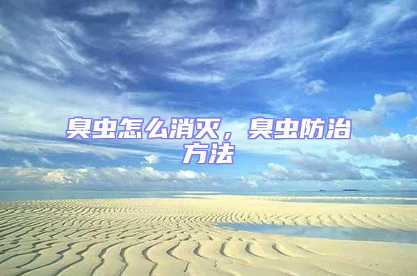 臭蟲怎么消滅，臭蟲防治方法