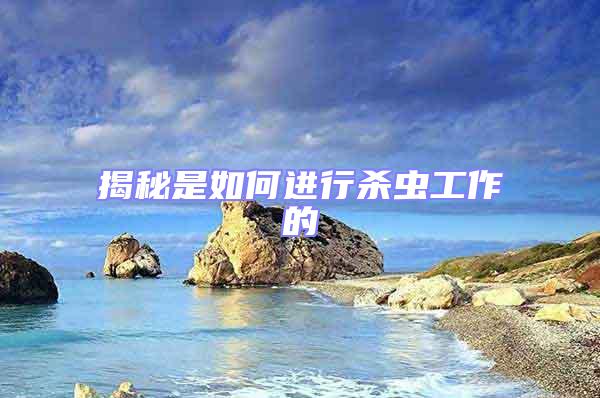 揭秘是如何進(jìn)行殺蟲工作的