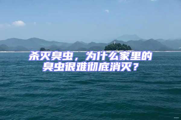 殺滅臭蟲(chóng)，為什么家里的臭蟲(chóng)很難徹底消滅？
