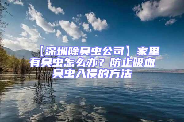 【深圳除臭蟲公司】家里有臭蟲怎么辦？防止吸血臭蟲入侵的方法