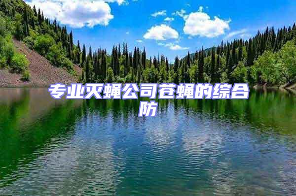 專業(yè)滅蠅公司蒼蠅的綜合防