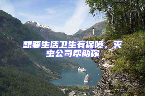 想要生活衛生有保障，滅蟲公司幫助你