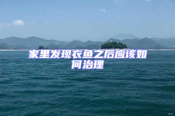 家里發現衣魚之后應該如何治理