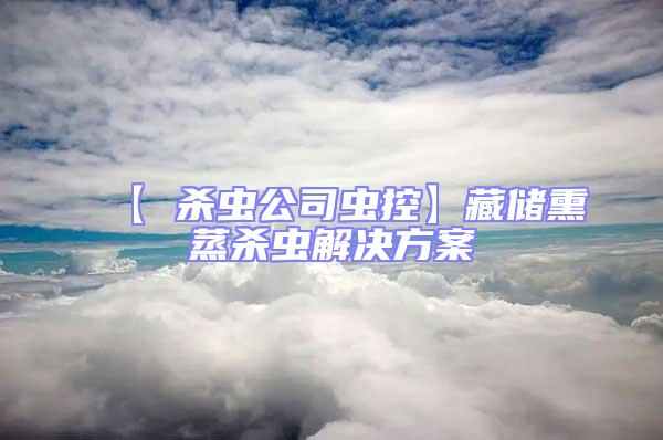 【 殺蟲(chóng)公司蟲(chóng)控】藏儲(chǔ)熏蒸殺蟲(chóng)解決方案
