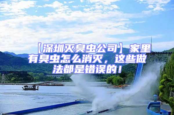【深圳滅臭蟲公司】家里有臭蟲怎么消滅，這些做法都是錯誤的！