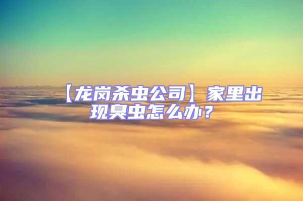 【龍崗殺蟲公司】家里出現(xiàn)臭蟲怎么辦？