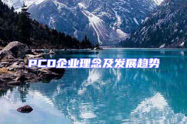 PCO企業(yè)理念及發(fā)展趨勢