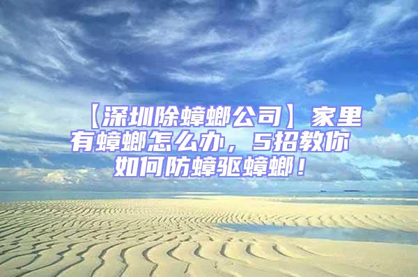 【深圳除蟑螂公司】家里有蟑螂怎么辦，5招教你如何防蟑驅(qū)蟑螂！