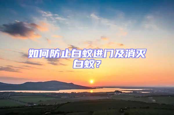 如何防止白蟻進(jìn)門及消滅白蟻？