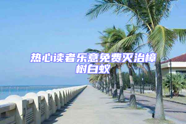 熱心讀者樂意免費(fèi)滅治樟樹白蟻