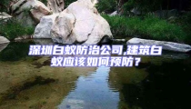 深圳白蟻防治公司,建筑白蟻應該如何預防？