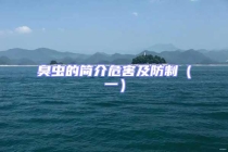 臭蟲的簡介危害及防制（一）