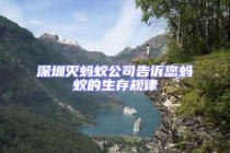 深圳滅螞蟻公司告訴您螞蟻的生存規(guī)律