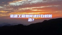 軌道工程如何進(jìn)行白蟻防治？