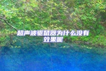 超聲波驅鼠器為什么沒有效果呢