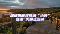 深圳供暖將熱源“小強”喜暖 滅蟑正當時
